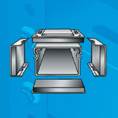 Пластина защитная IP44 осн.50 (мет.), RAL Пластина защитная IP44 осн.50 (мет.), RAL